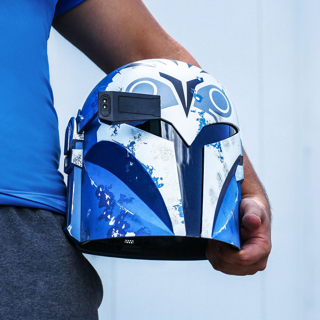 Zdjęcie produktu Replika Premium Hełmu Bo-Katan Re-Armored z efektami świetlnymi - Star Wars The Mandalorian