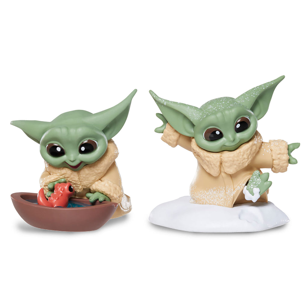 Zdjęcie produktu Grogu z kijanką i na śniegu Zestaw mini figurek - Star Wars The Mandalorian