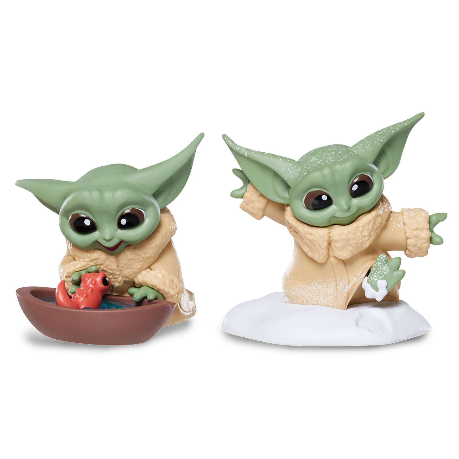 Zdjęcie produktu Grogu z kijanką i na śniegu Zestaw mini figurek - Star Wars The Mandalorian