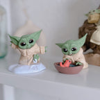 Zdjęcie produktu Grogu z kijanką i na śniegu Zestaw mini figurek - Star Wars The Mandalorian