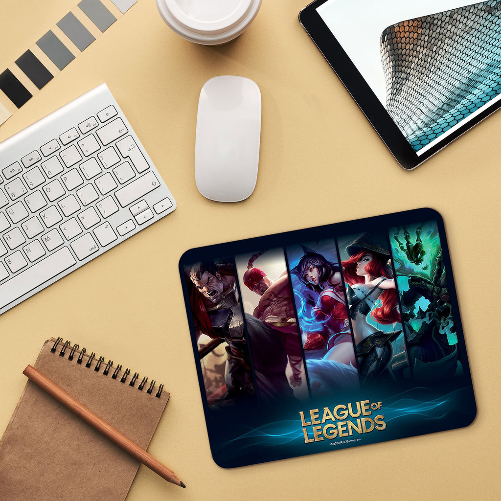 Zdjęcie produktu League of Legends - Podkładka pod mysz z bohaterami