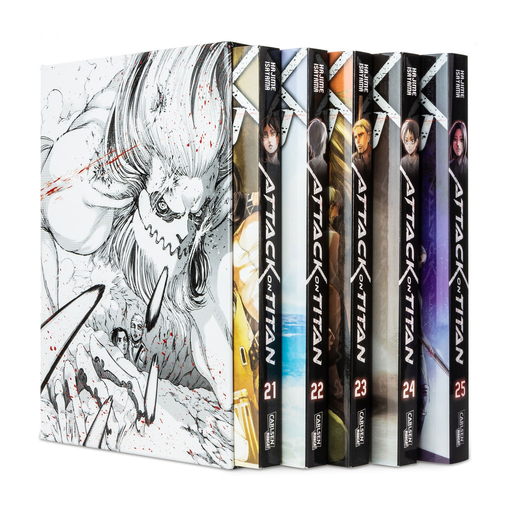 Zdjęcie produktu Attack on Titan - Kolekcjonerskie pudełko tomy 21-25