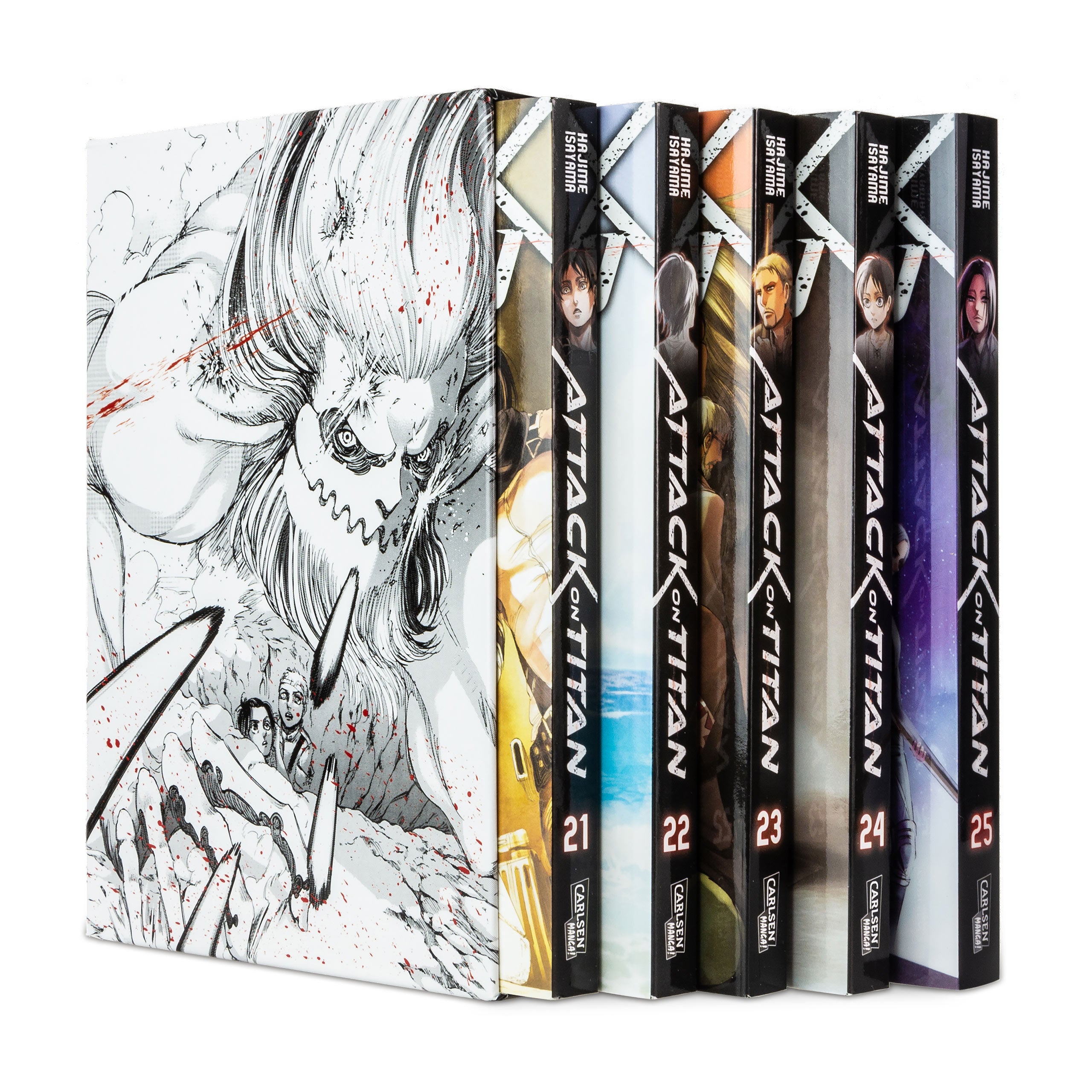 Zdjęcie produktu Attack on Titan - Kolekcjonerskie pudełko tomy 21-25