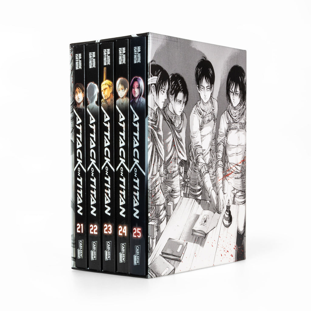 Zdjęcie produktu Attack on Titan - Kolekcjonerskie pudełko tomy 21-25