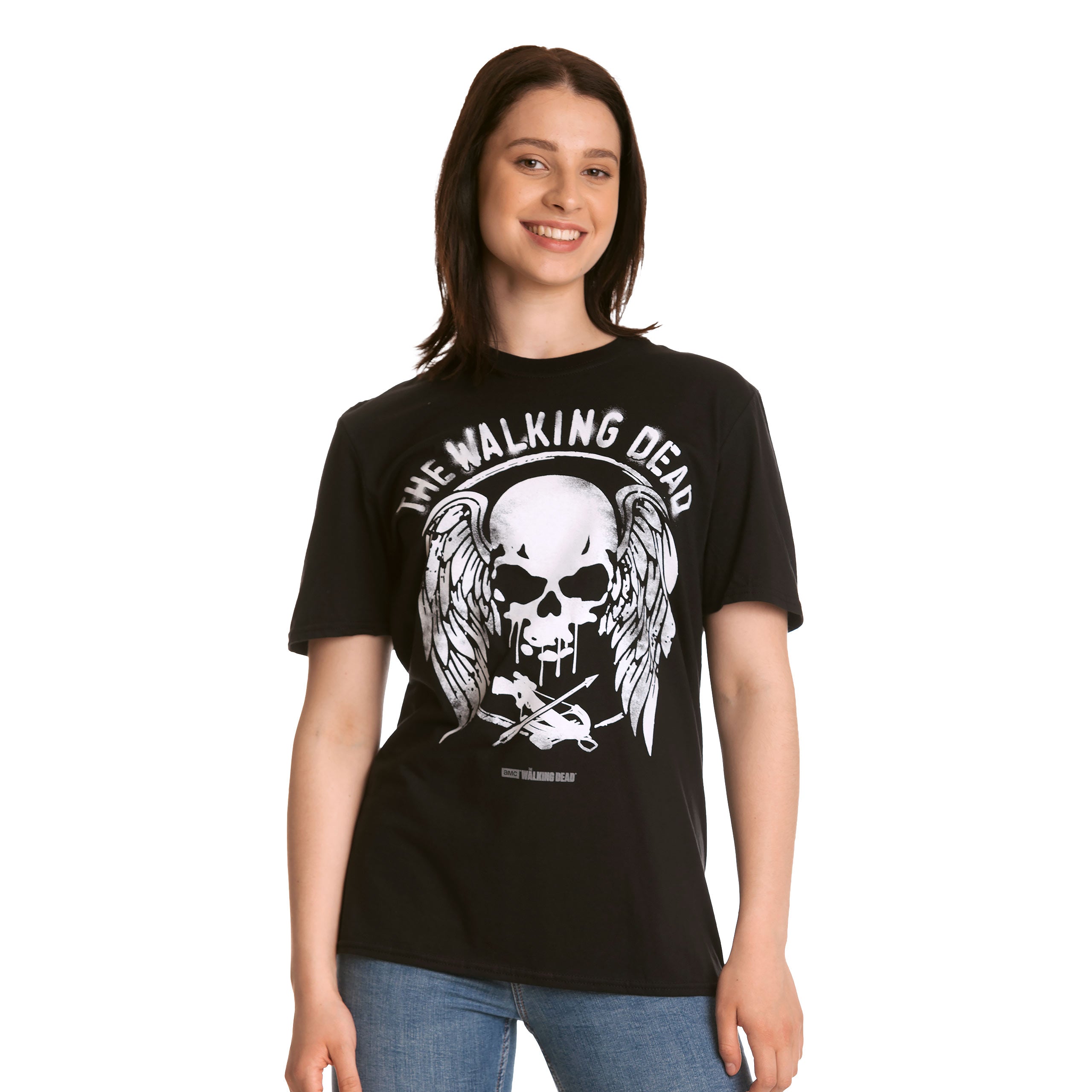 Zdjęcie produktu Walking Dead - Wings and Skull T-Shirt czarne