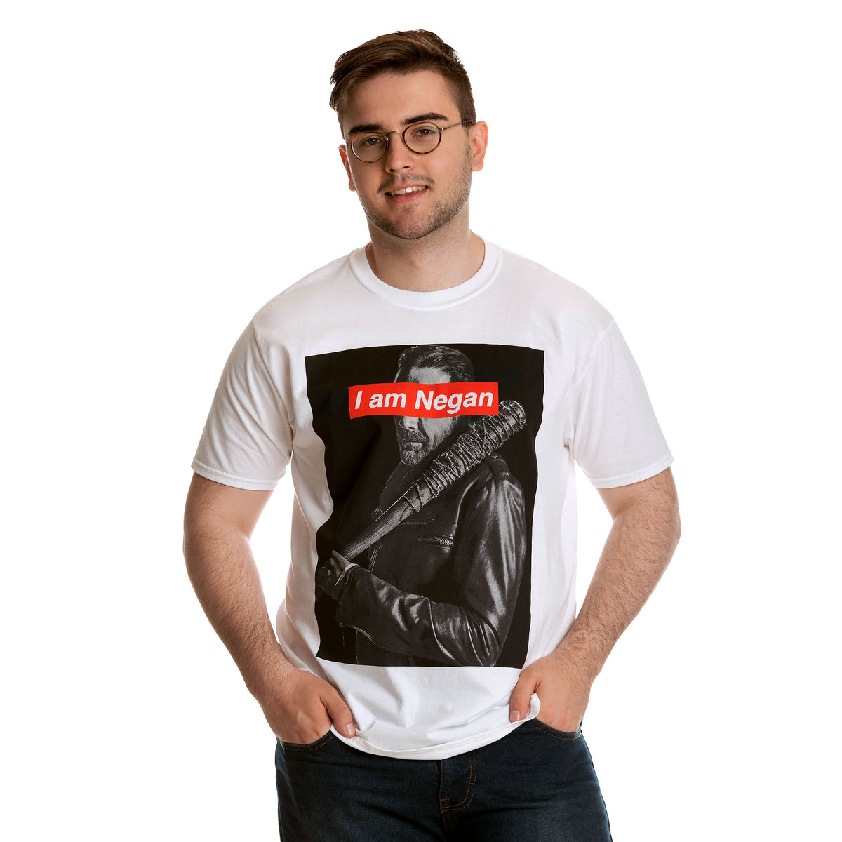 Zdjęcie produktu Walking Dead - I am Negan T-Shirt biały
