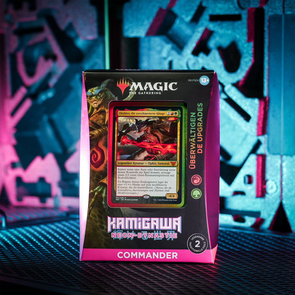 Product image Magic The Gathering - Kamigawa Neon Dynasty Commander Deck Overwhelming Upgrades