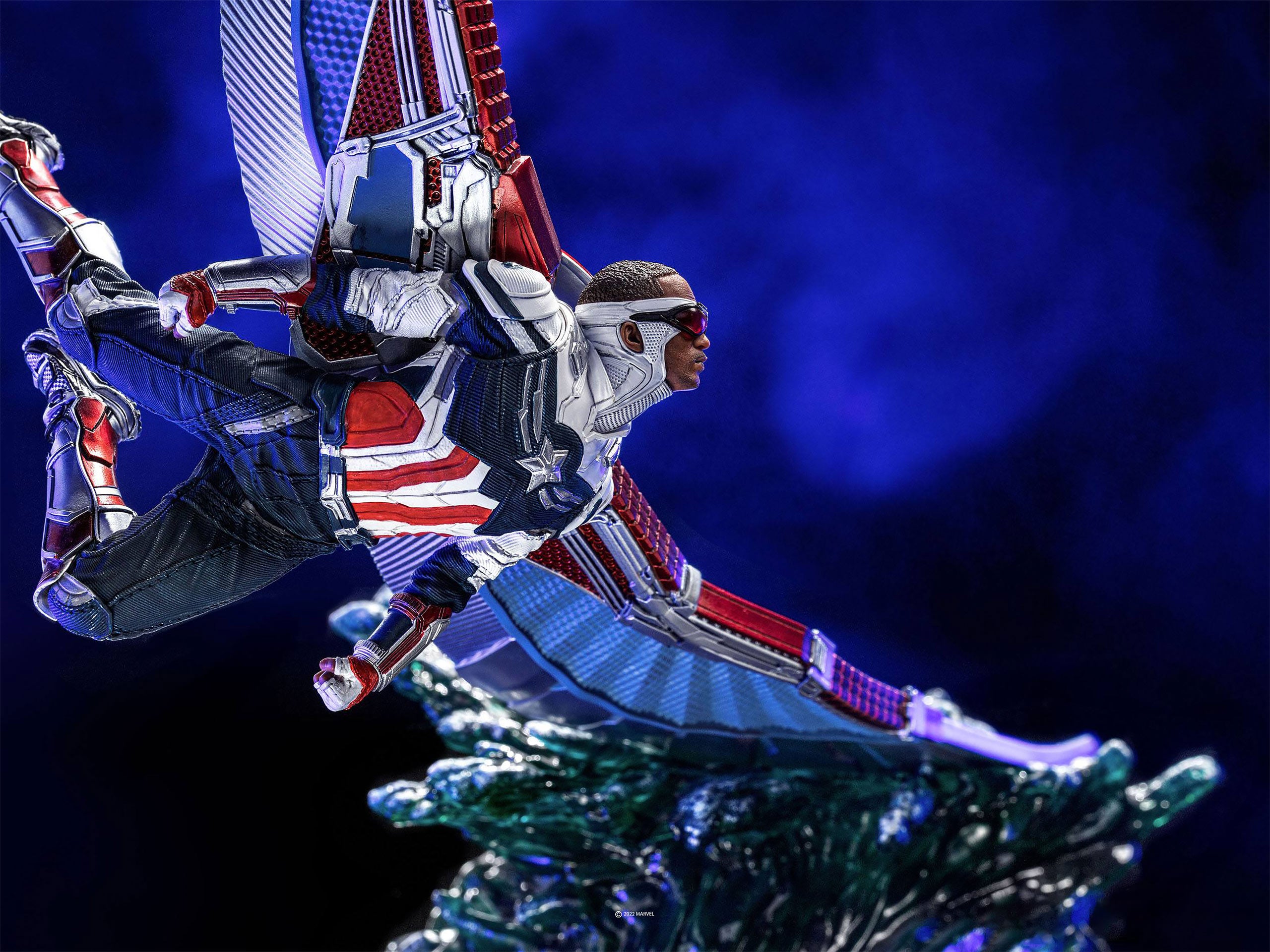 Zdjęcie produktu The Falcon and The Winter Soldier - Captain America BDS Art Scale Deluxe Statue
