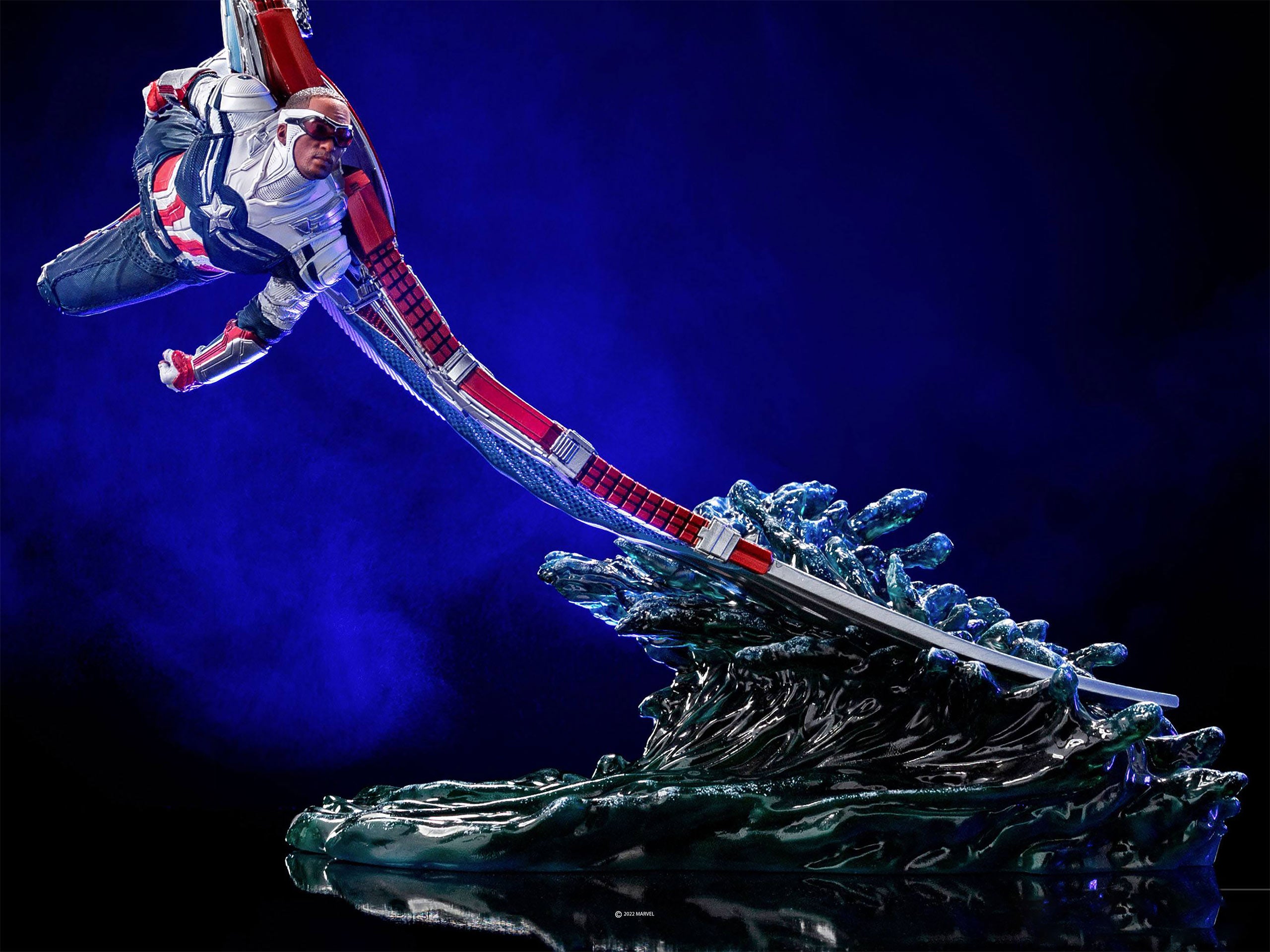Zdjęcie produktu The Falcon and The Winter Soldier - Captain America BDS Art Scale Deluxe Statue