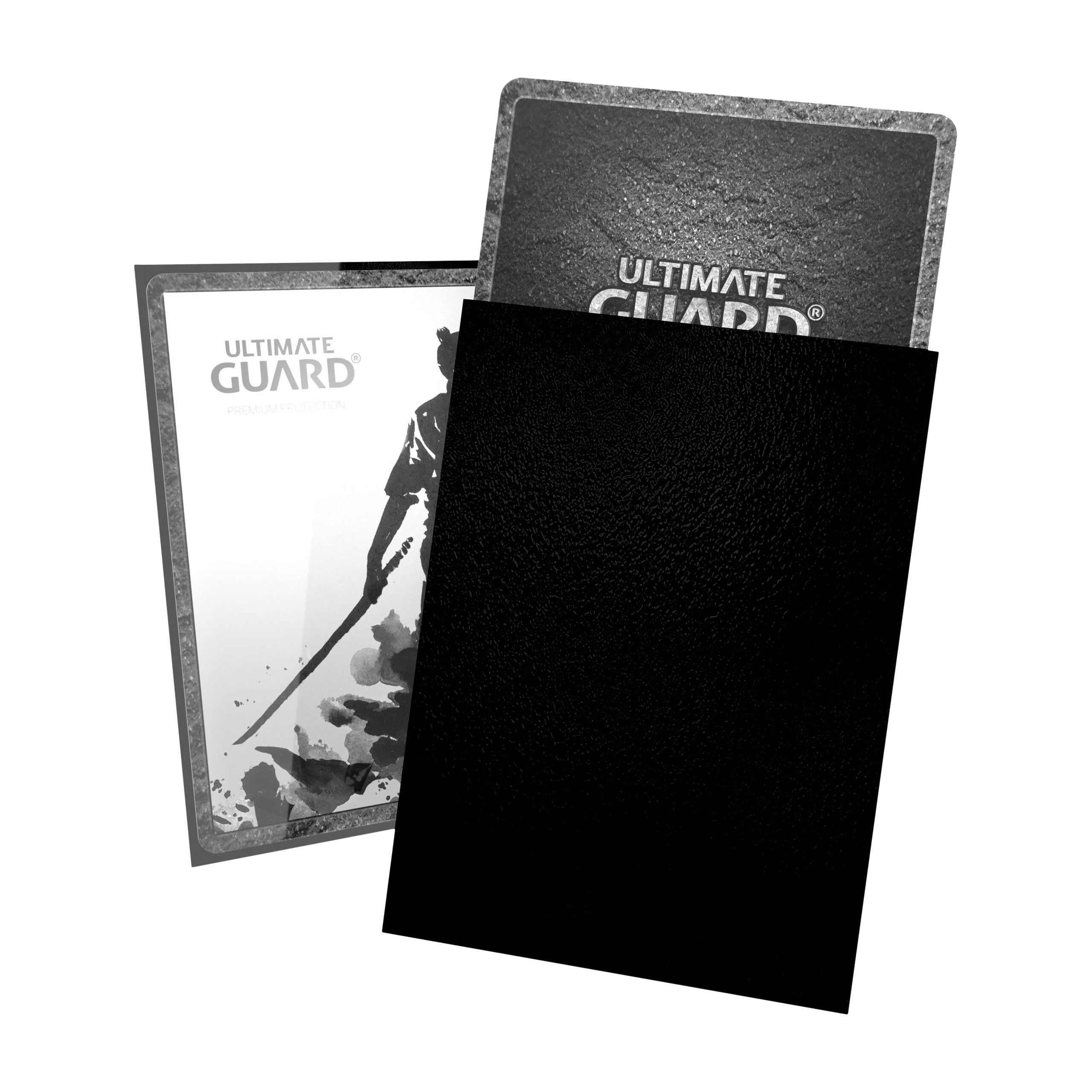 Zdjęcie produktu Czarne Koszulki na Karty Katana Zestaw 100 Ultimate Guard dla TCG Standardowy Rozmiar