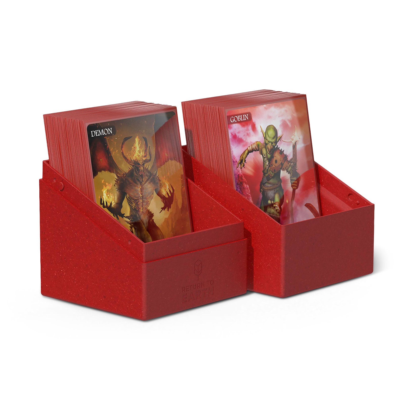 Zdjęcie produktu Pudełko na karty kolekcjonerskie Ultimate Guard czerwone na 100 kart