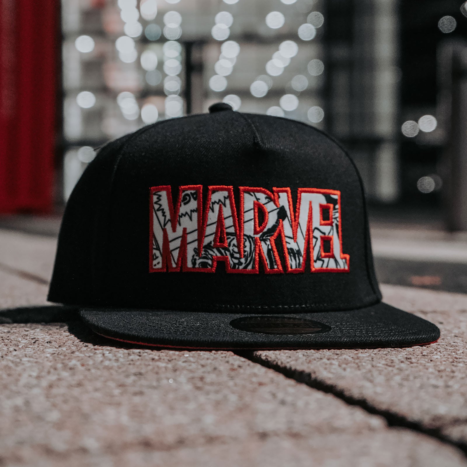 Zdjęcie produktu Marvel - Czapka Snapback z logo komiksu czarna