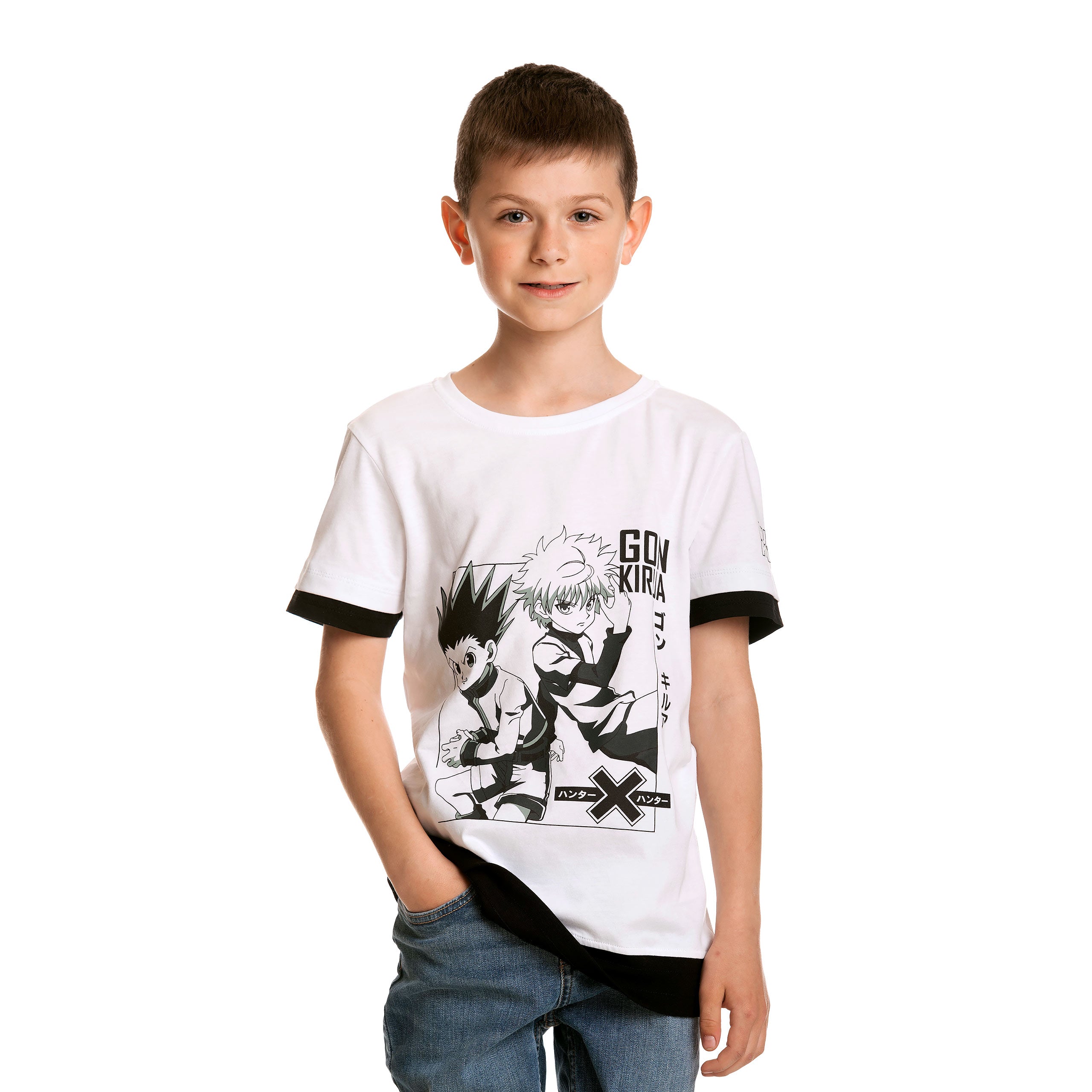 Zdjęcie produktu Hunter x Hunter - Gon Killua T-Shirt dla dzieci białe