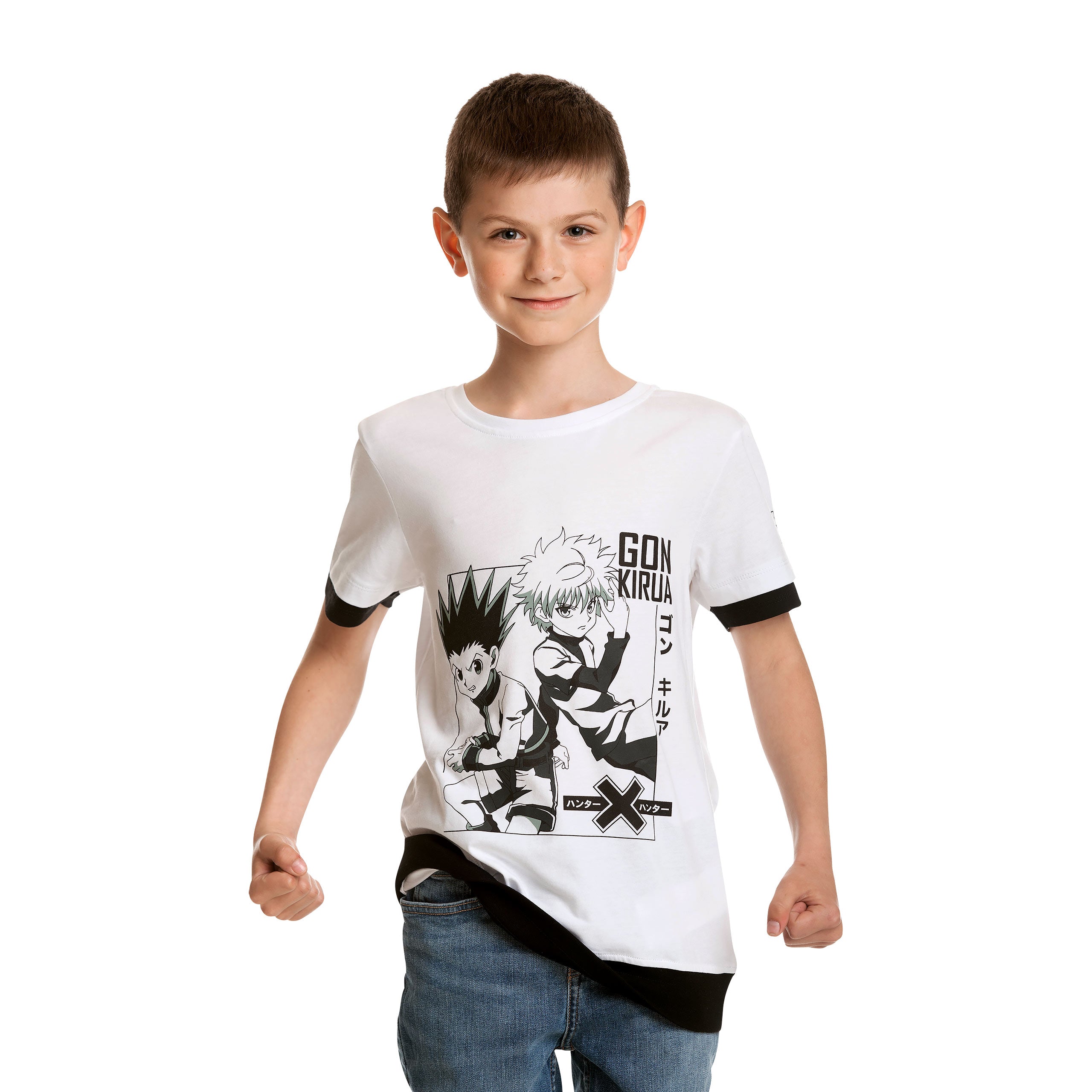 Zdjęcie produktu Hunter x Hunter - Gon Killua T-Shirt dla dzieci białe