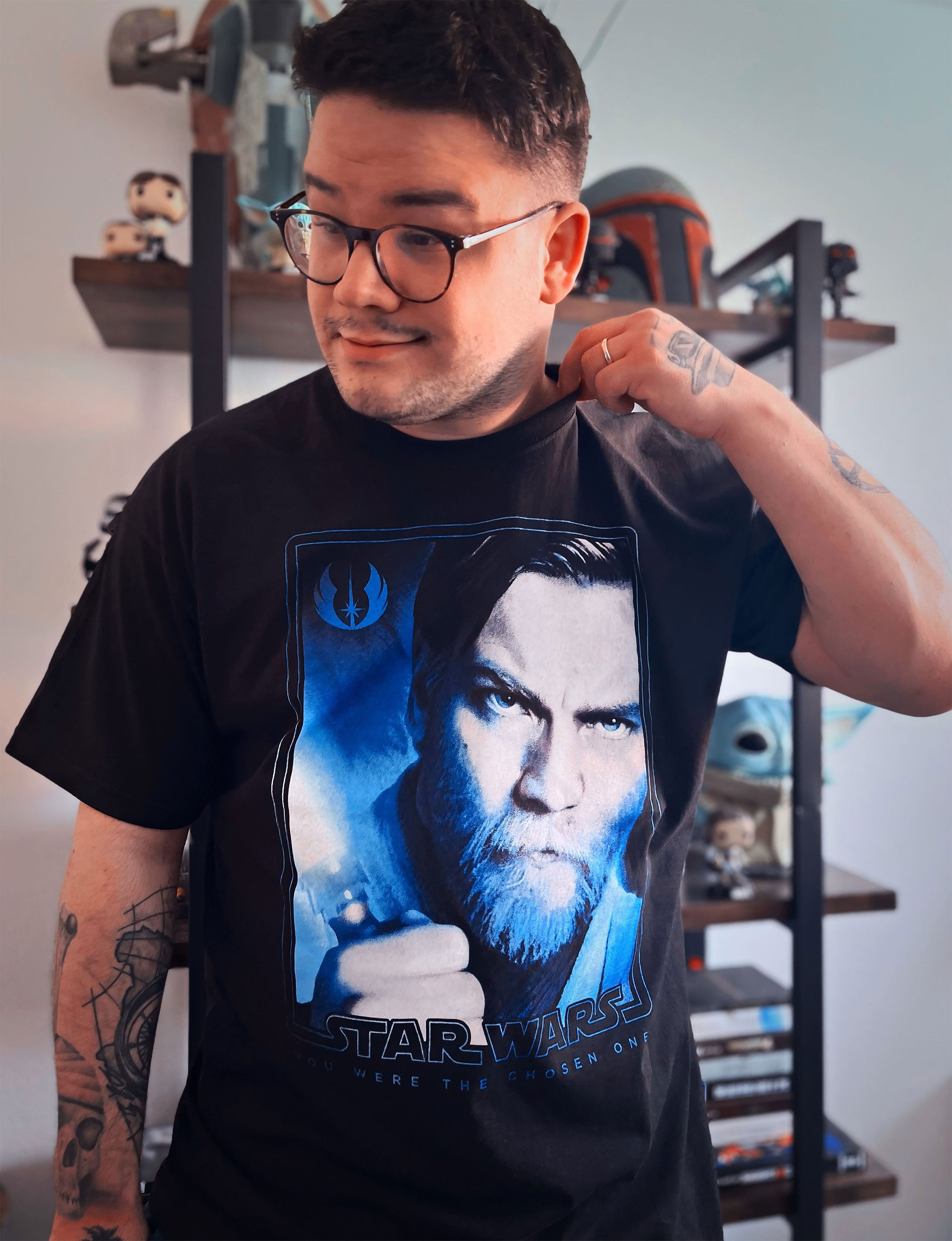 Product image Star Wars - Obi-Wan Kenobi Poster T-Shirt Black