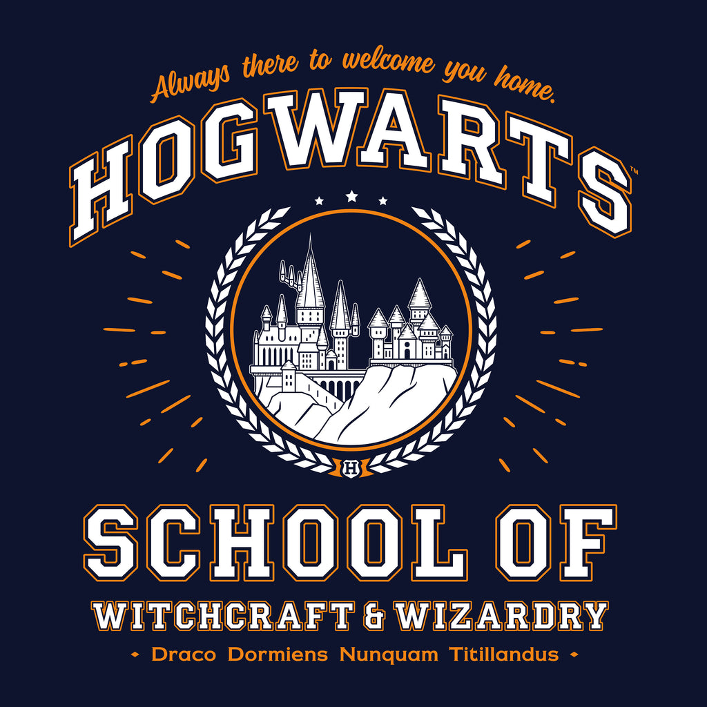 Zdjęcie produktu Koszulka Hogwarts School niebieska - Harry Potter