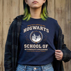 Zdjęcie produktu Koszulka Hogwarts School niebieska - Harry Potter