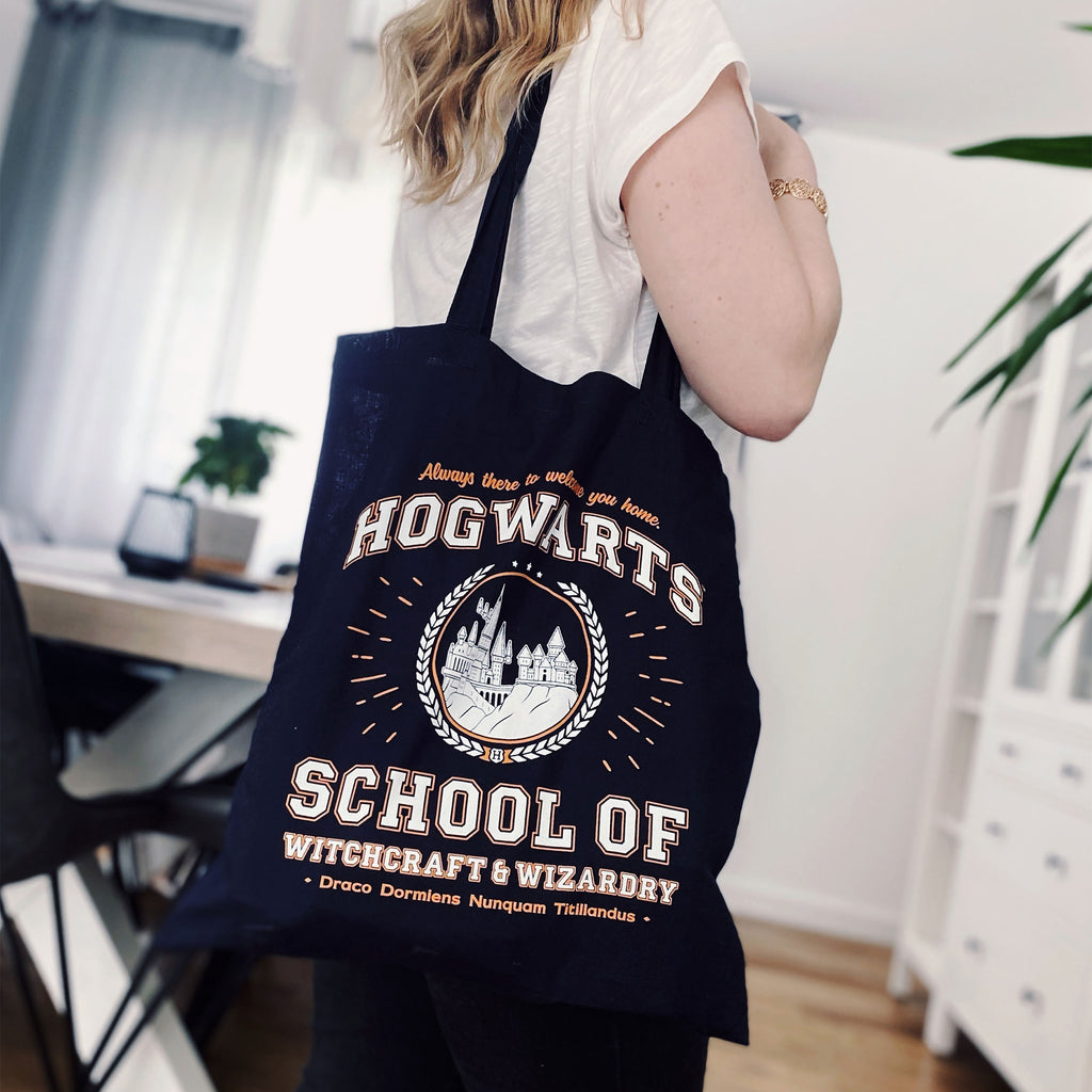 Zdjęcie produktu Torba Hogwarts School niebieska - Harry Potter
