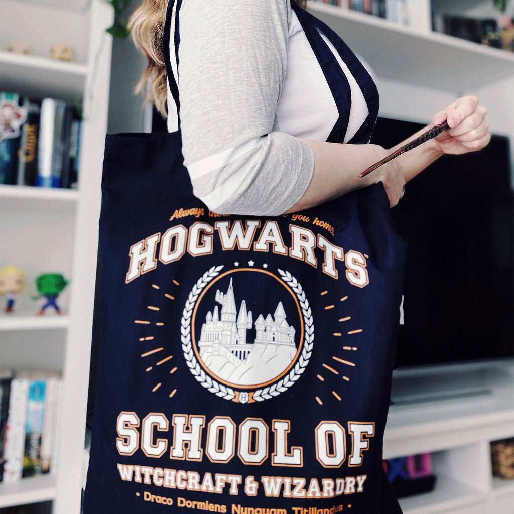 Zdjęcie produktu Torba Hogwarts School niebieska - Harry Potter