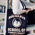 Zdjęcie produktu Torba Hogwarts School niebieska - Harry Potter