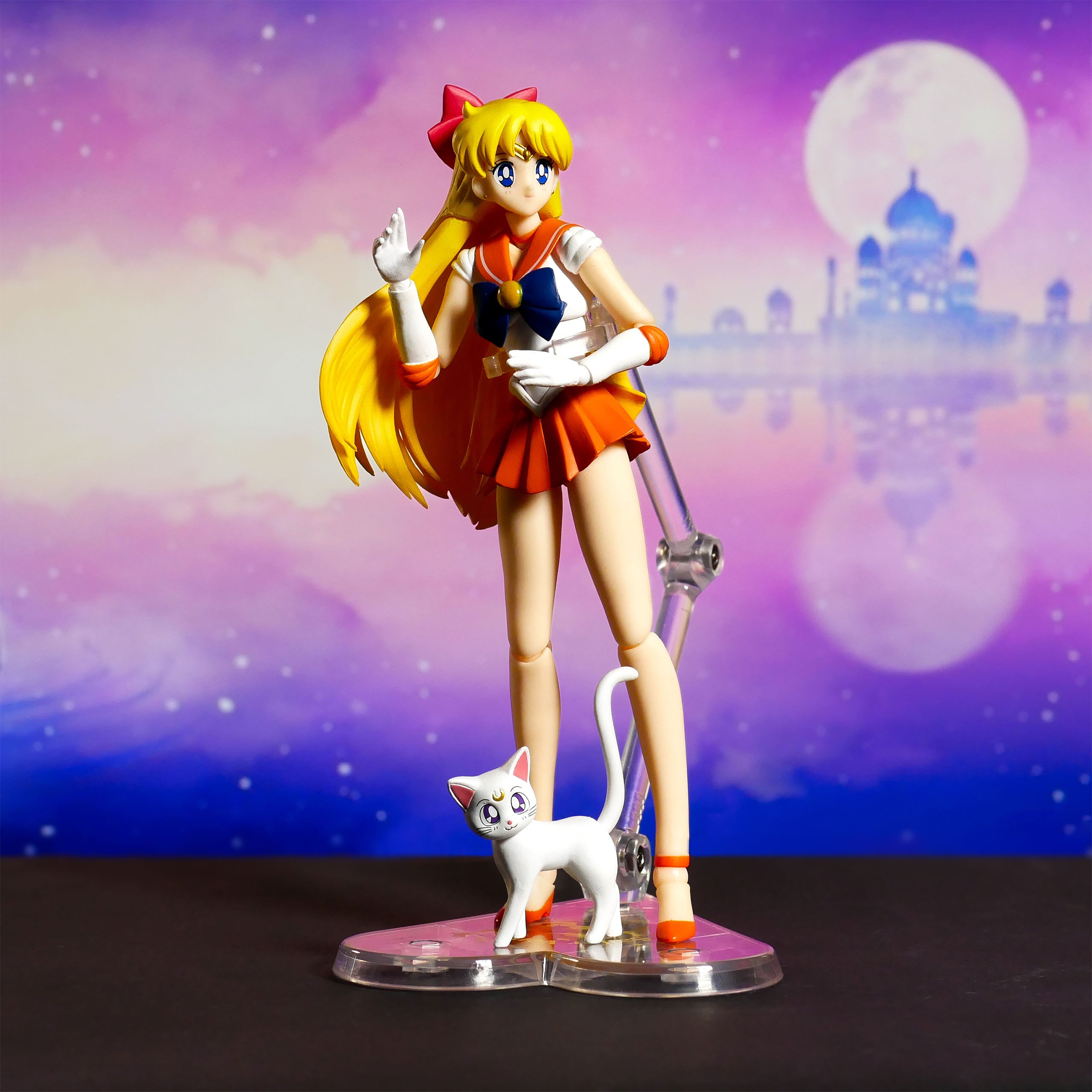 Zdjęcie produktu Sailor Venus z Artemisem Figurka Akcji Animacja Color Edition - Sailor Moon