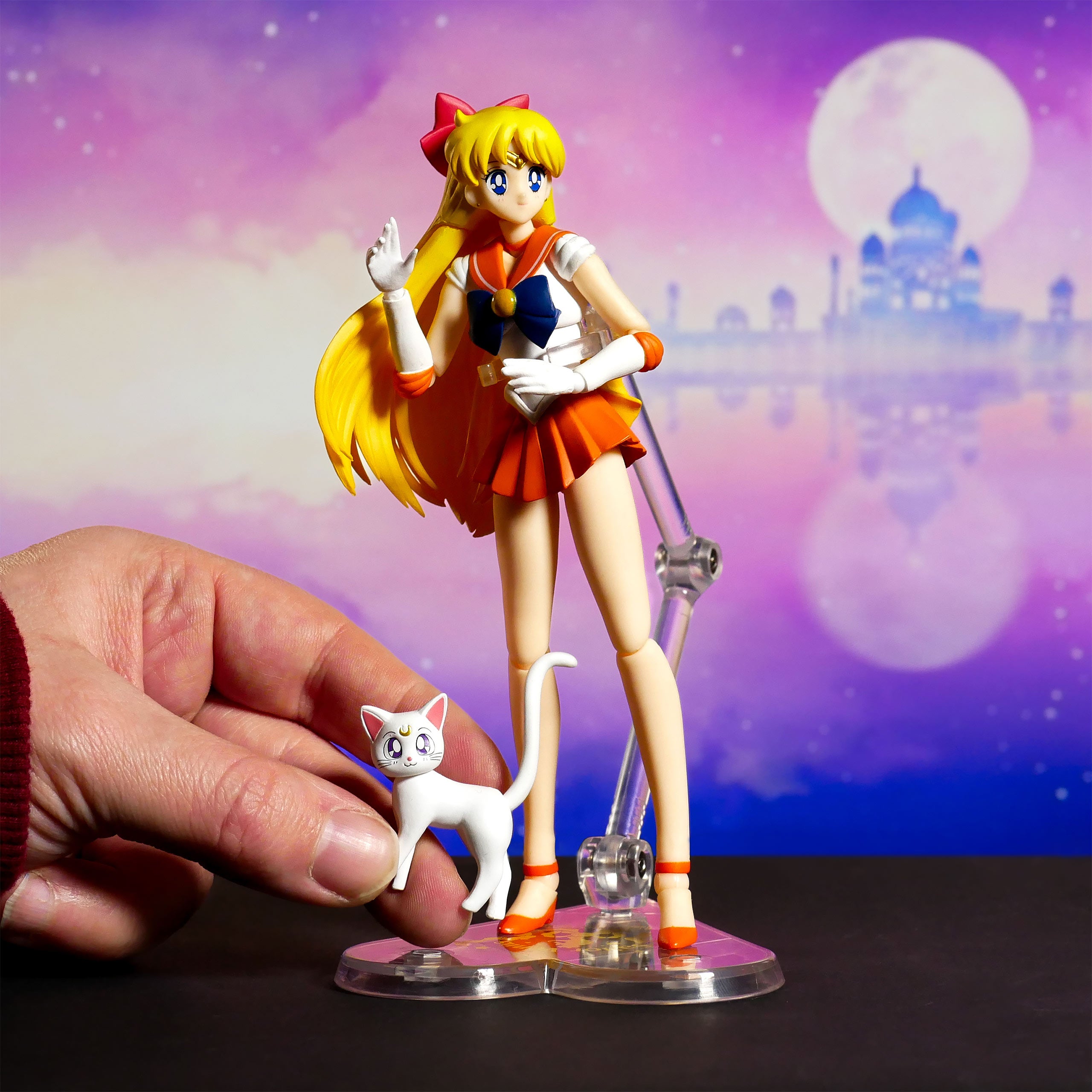 Zdjęcie produktu Sailor Venus z Artemisem Figurka Akcji Animacja Color Edition - Sailor Moon