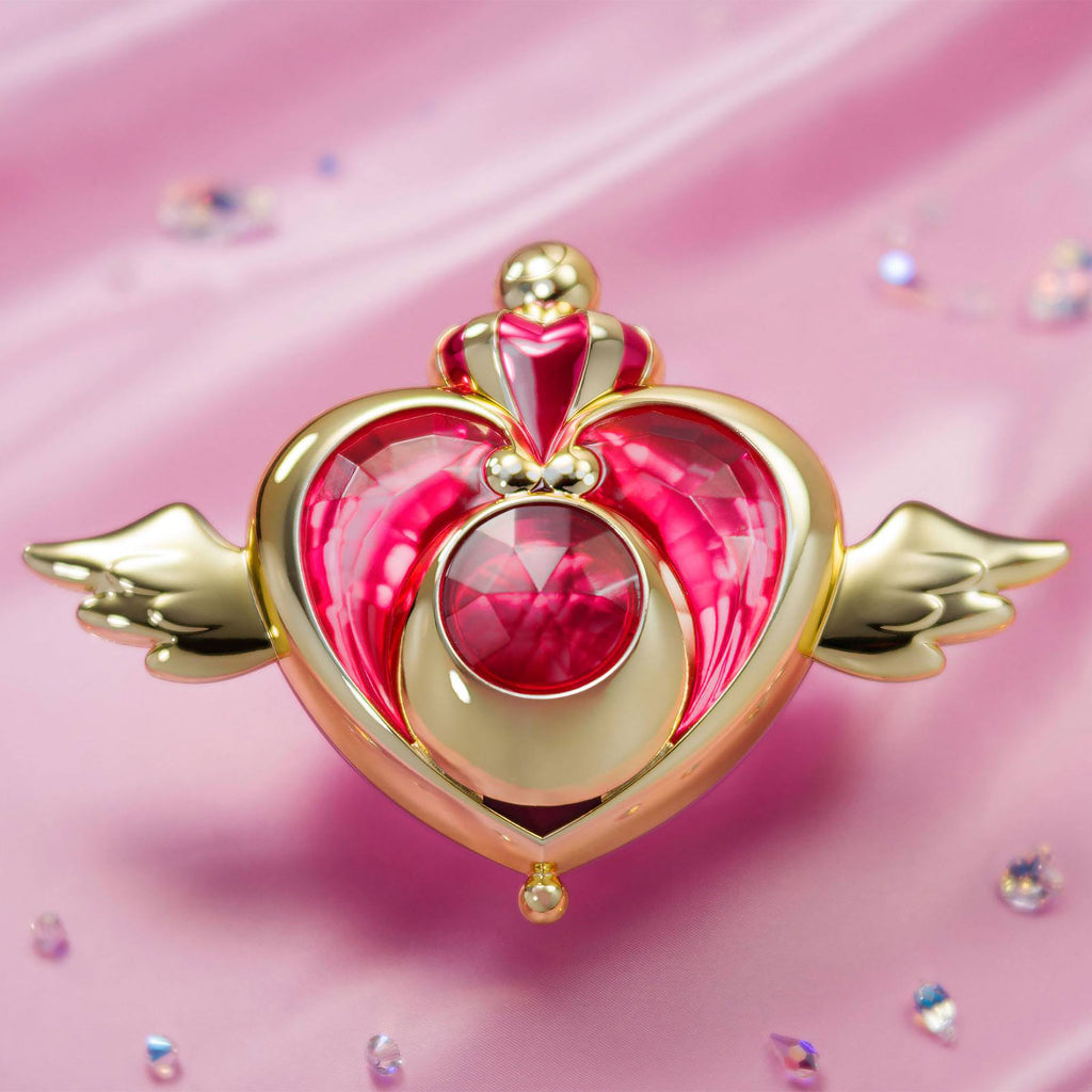Zdjęcie produktu Sailor Moon - Broszka Crisis Moon Compact z efektami świetlnymi i dźwiękowymi
