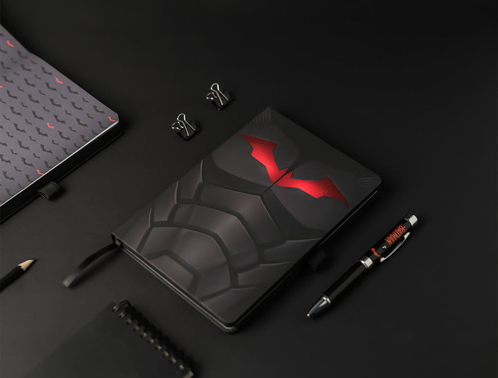 Zdjęcie produktu The Batman - Logo Notes A5 i długopis z lampką