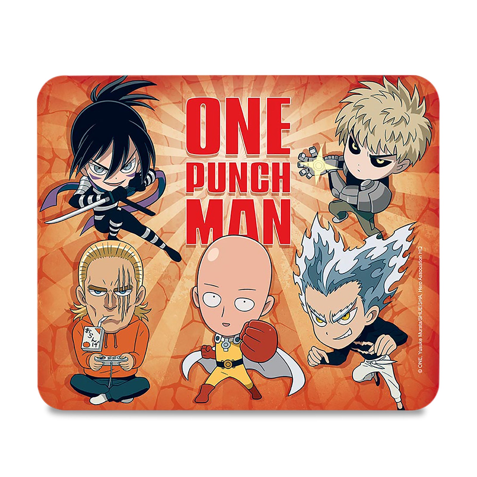 Zdjęcie produktu One Punch Man - Saitama i Przyjaciele Podkładka pod Mysz