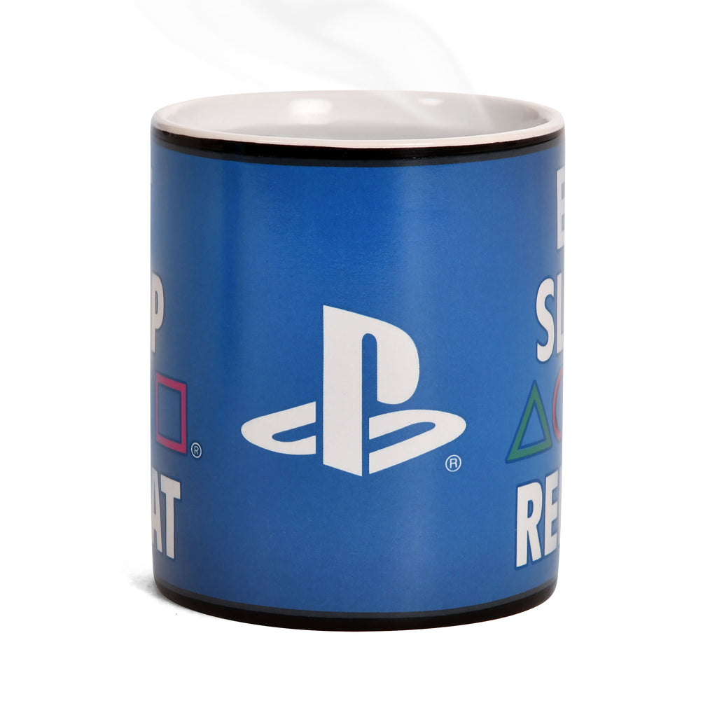 Zdjęcie produktu PlayStation - Eat Sleep Repeat Kubek z efektem termicznym