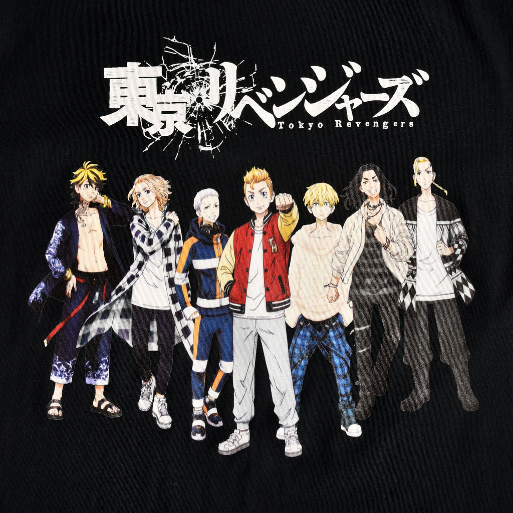 Zdjęcie produktu Tokyo Revengers - Grupa T-Shirt czarne