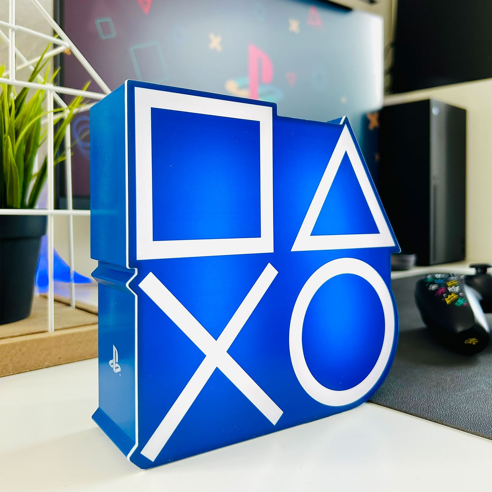 Zdjęcie produktu PlayStation - Przyciskowe Ikony 3D Lampa Stołowa