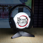 Zdjęcie produktu Demon Slayer - Stojak na słuchawki z logo i światłem