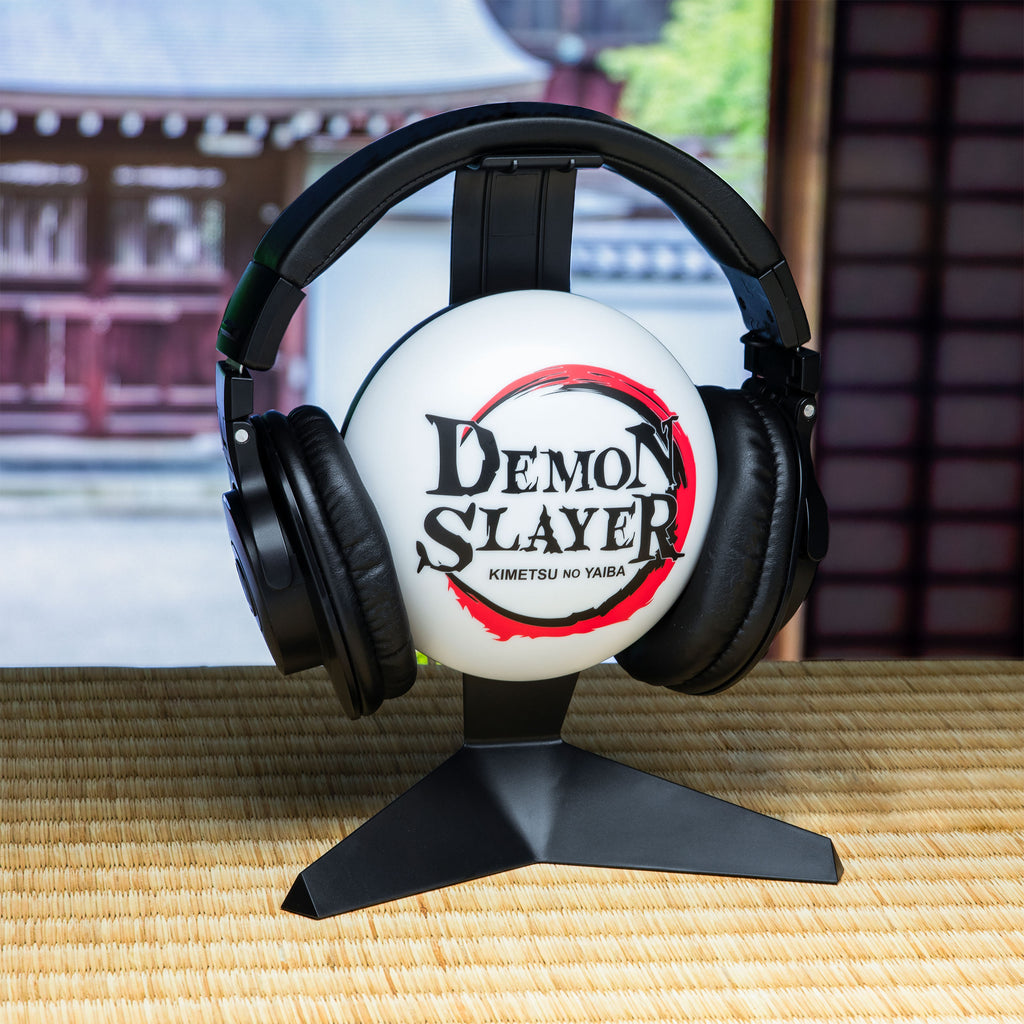 Zdjęcie produktu Demon Slayer - Stojak na słuchawki z logo i światłem