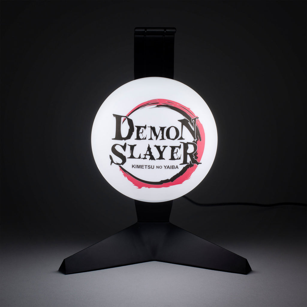 Zdjęcie produktu Demon Slayer - Stojak na słuchawki z logo i światłem