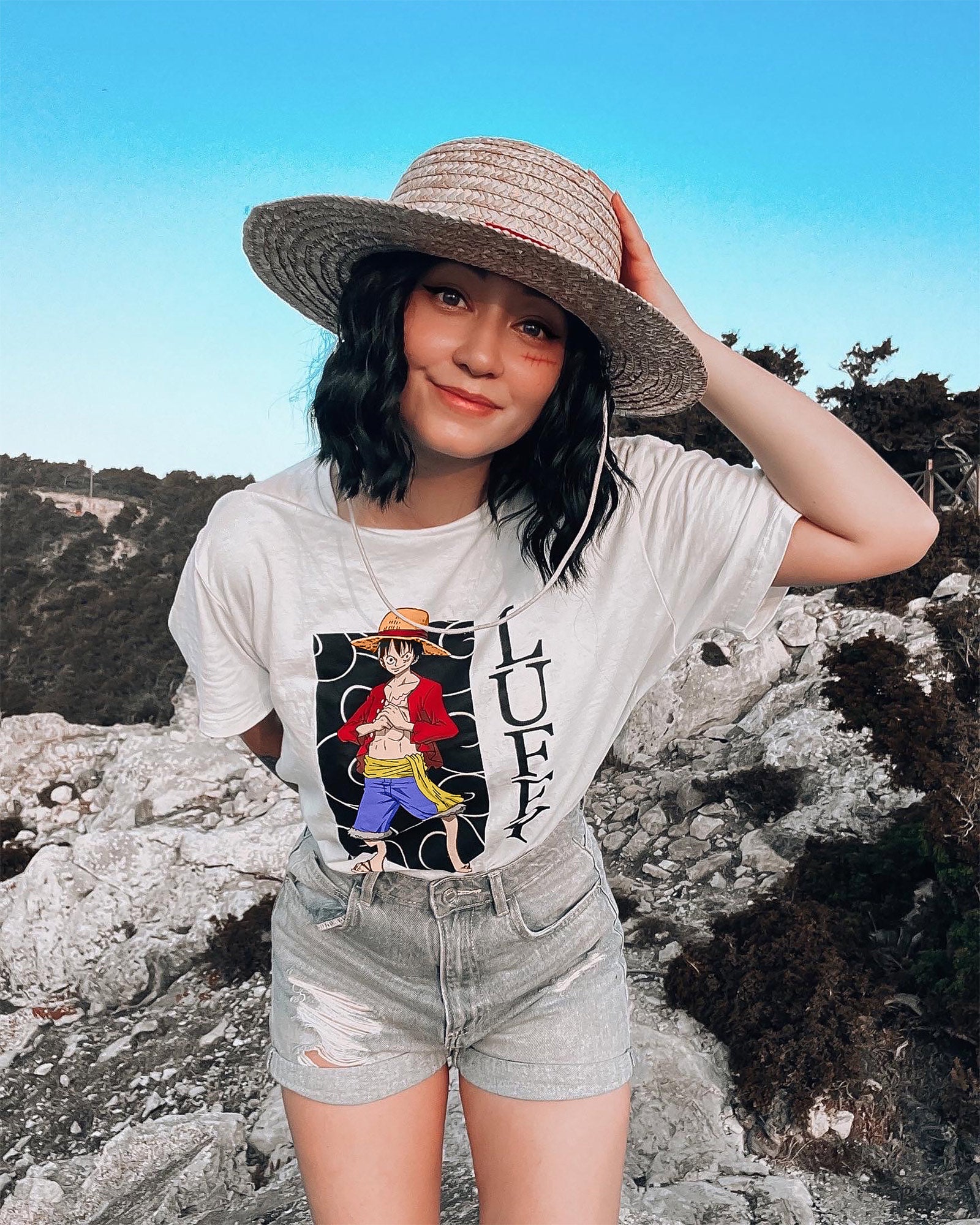 Zdjęcie produktu One Piece - Luffy T-Shirt biały