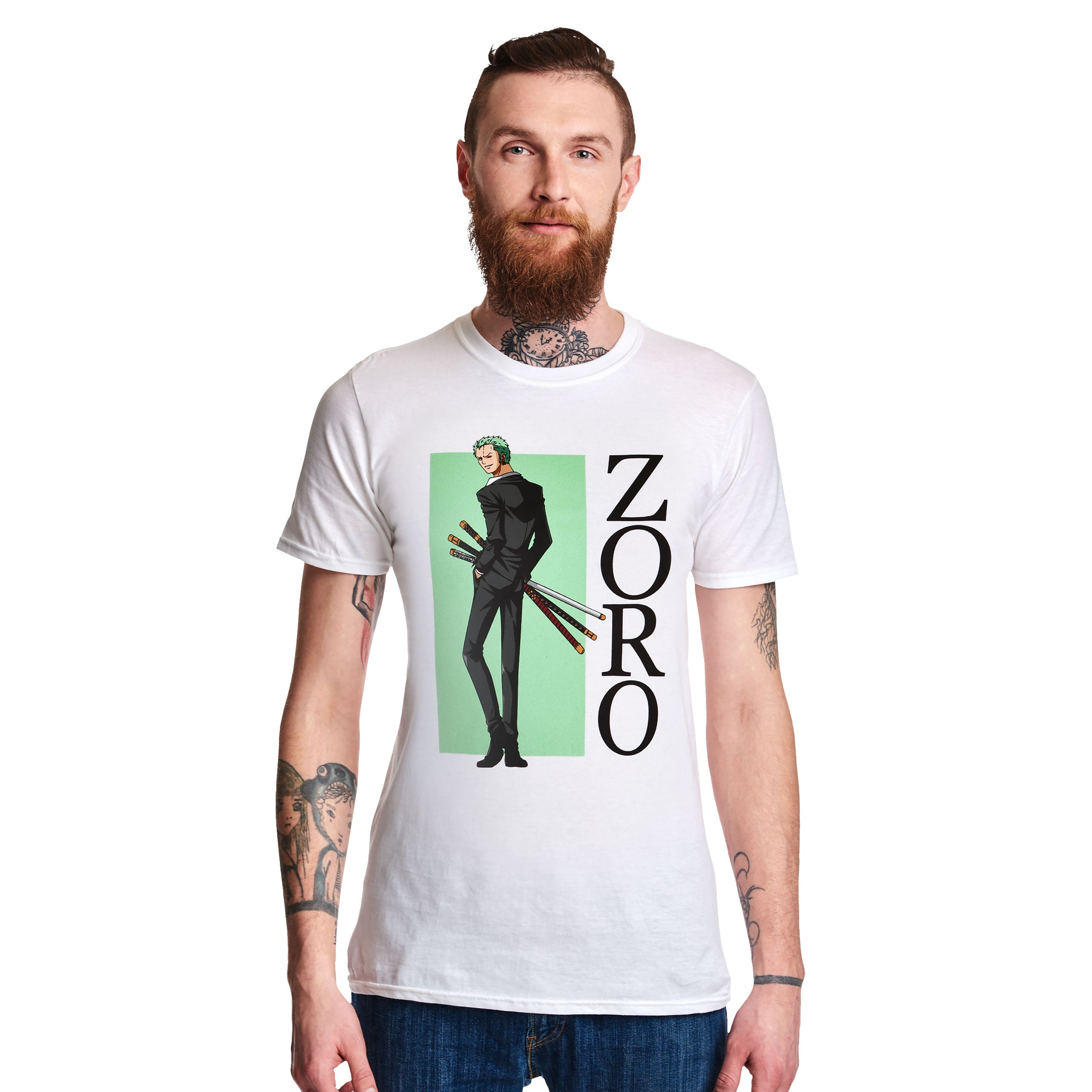 Zdjęcie produktu One Piece - Zoro T-Shirt biały