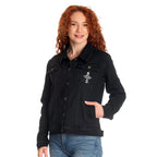 Product image Dumbledore Crest Denim Jacket Black - Fantastic Beasts