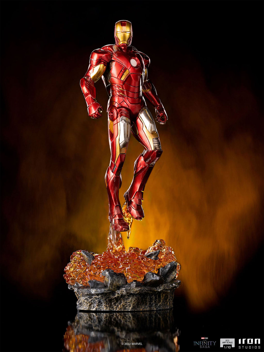 Zdjęcie produktu Iron Man - The Infinity Saga BDS Art Scale Deluxe Statua z funkcją podświetlenia