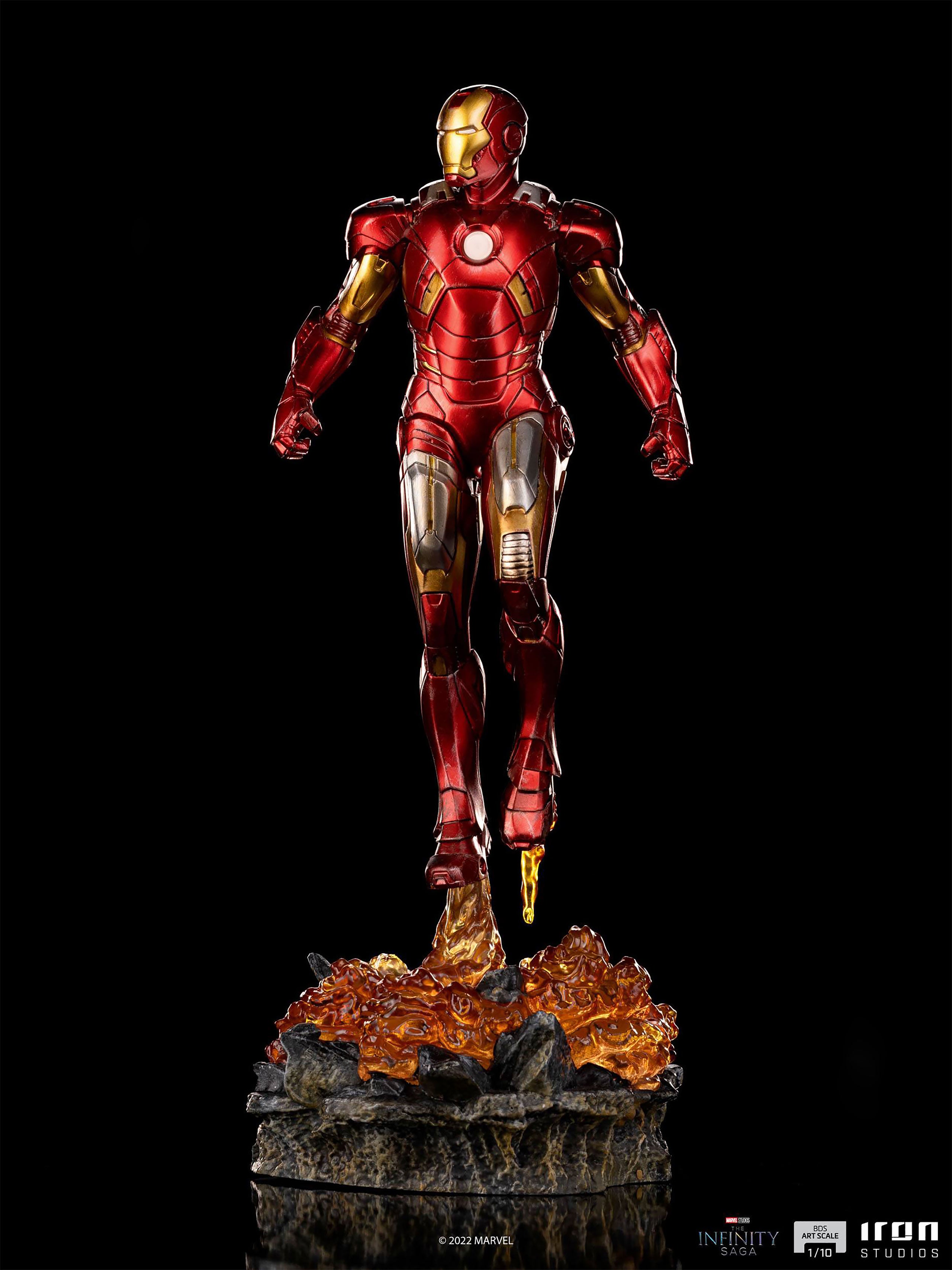 Zdjęcie produktu Iron Man - The Infinity Saga BDS Art Scale Deluxe Statua z funkcją podświetlenia