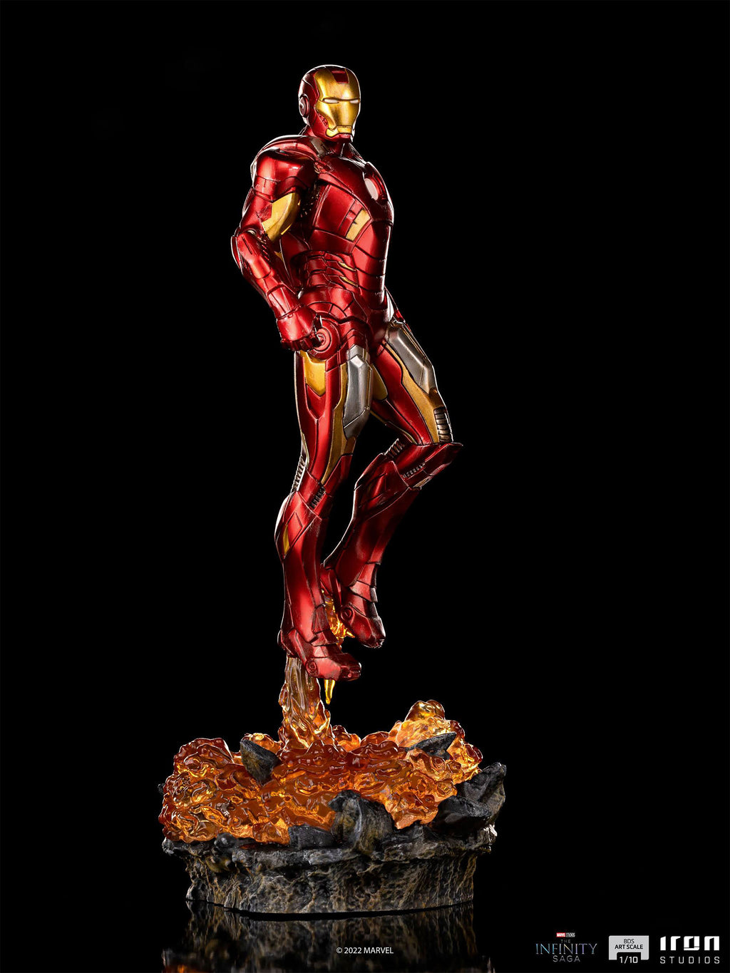 Zdjęcie produktu Iron Man - The Infinity Saga BDS Art Scale Deluxe Statua z funkcją podświetlenia