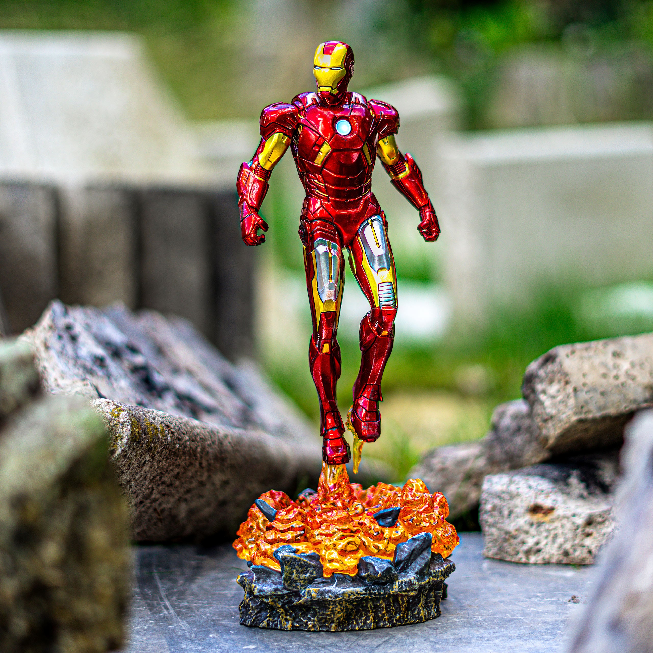 Zdjęcie produktu Iron Man - The Infinity Saga BDS Art Scale Deluxe Statua z funkcją podświetlenia