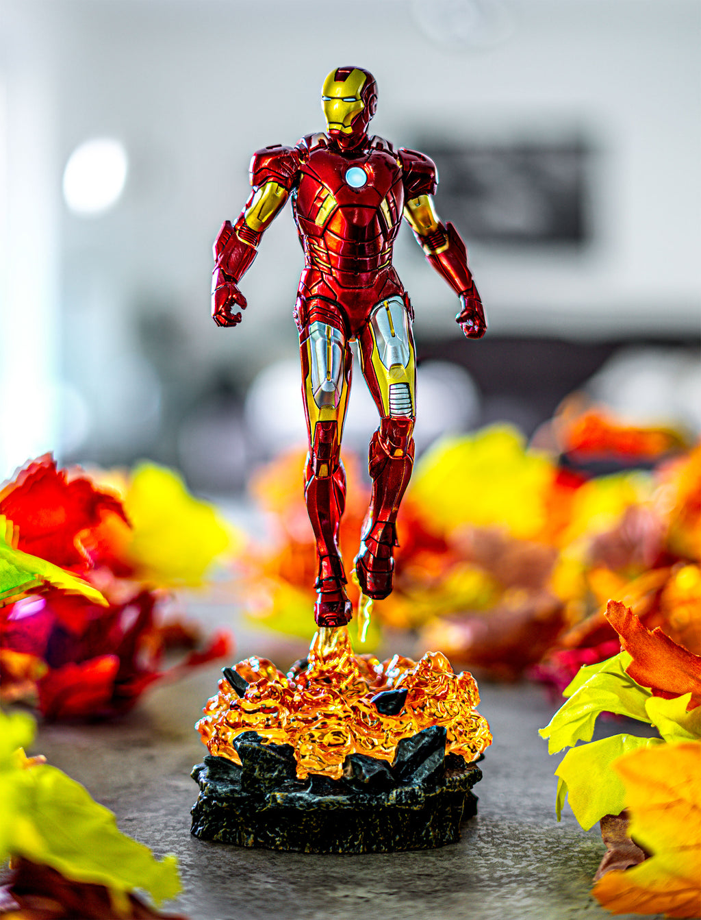Zdjęcie produktu Iron Man - The Infinity Saga BDS Art Scale Deluxe Statua z funkcją podświetlenia