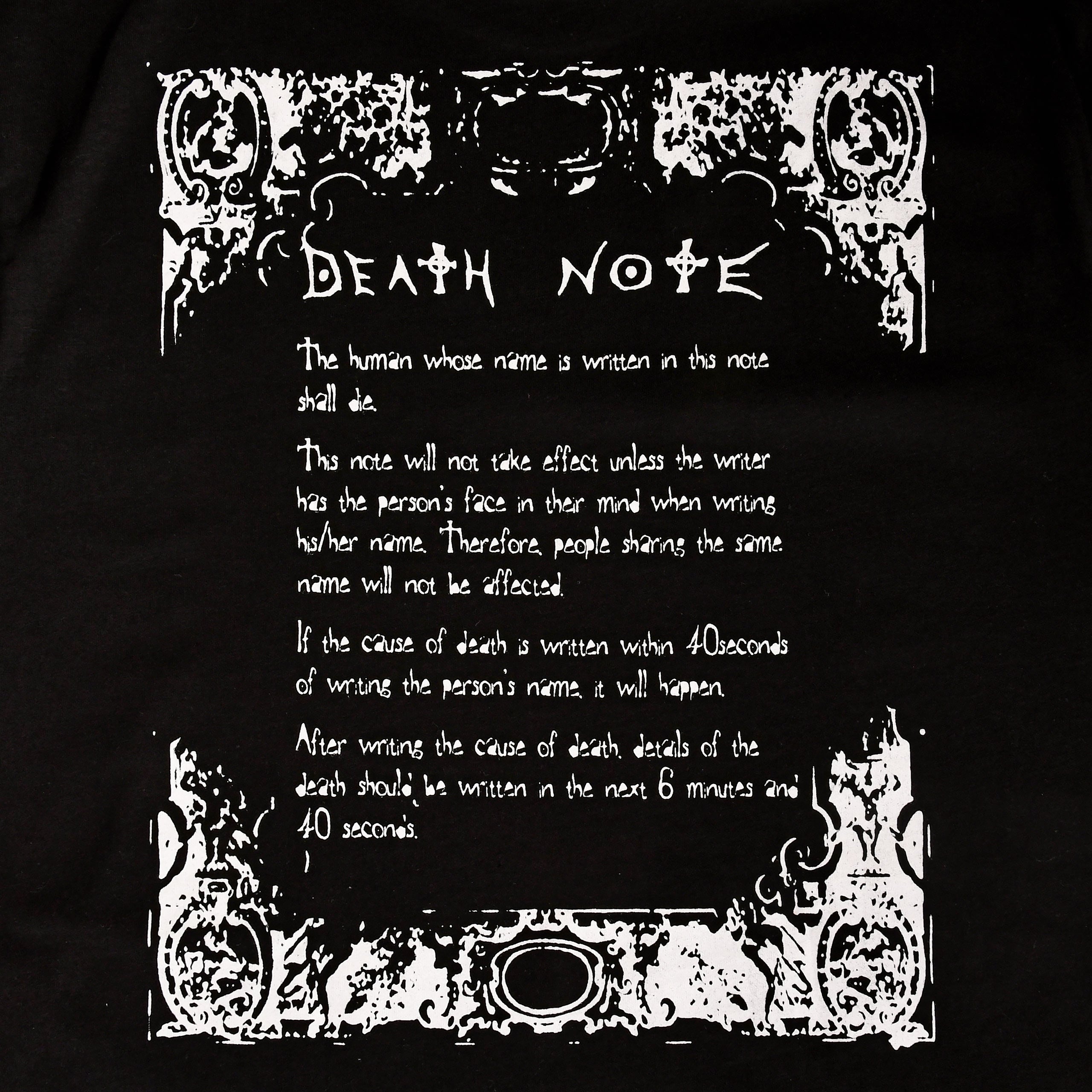 Zdjęcie produktu Death Note - Ryuk Koszulka z Plakatem czarna