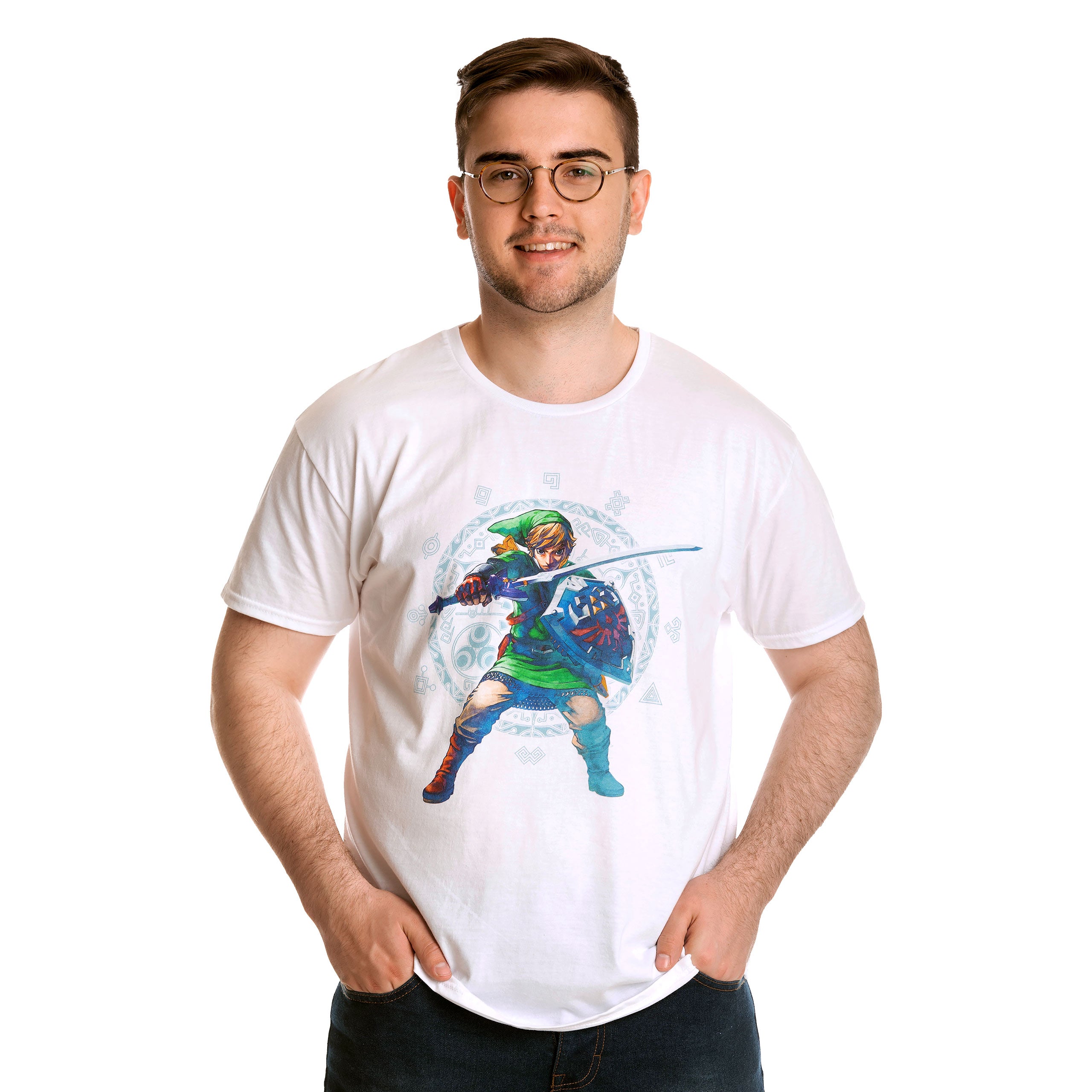 Zdjęcie produktu Zelda - Skyward Sword Pose T-Shirt biały