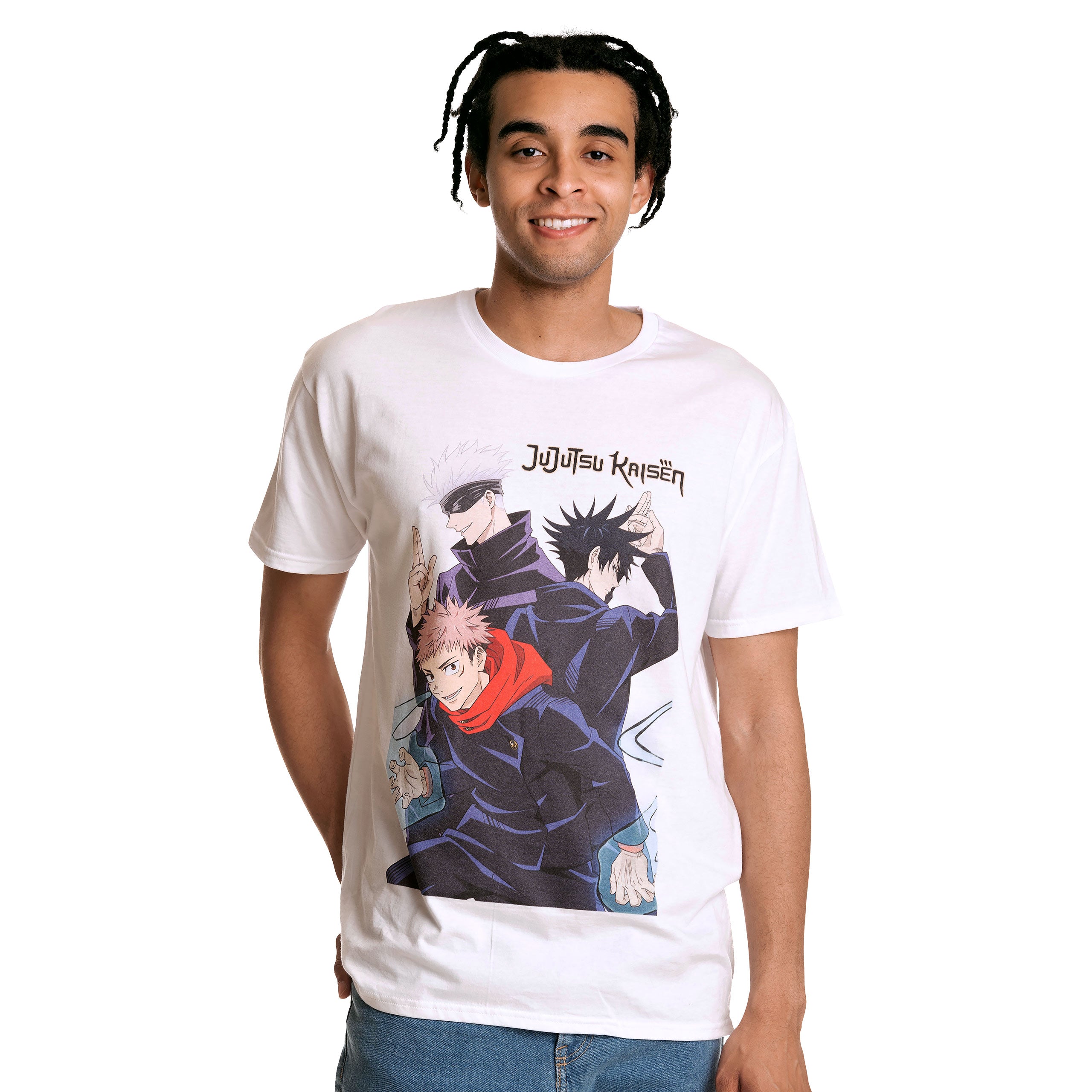 Zdjęcie produktu Jujutsu Kaisen - Trio T-Shirt biały