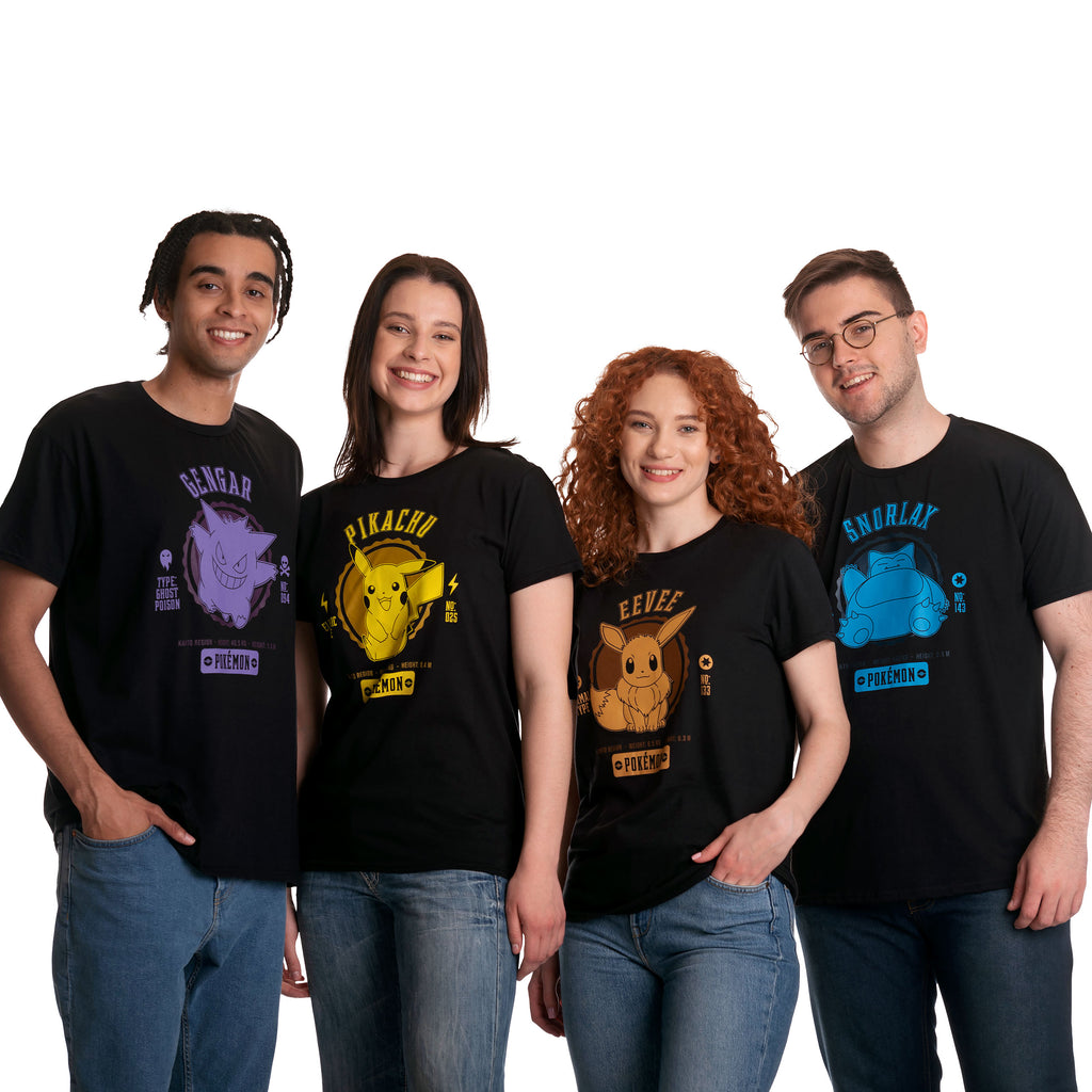 Zdjęcie produktu Pokemon - Pikachu College T-Shirt czarny