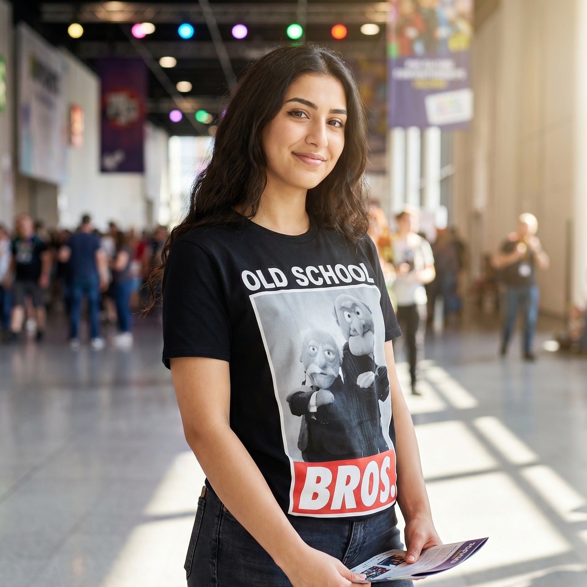 Zdjęcie produktu Muppets - Old School Bros. T-Shirt czarne