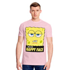 Zdjęcie produktu SpongeBob Kanciastoporty - Koszulka z postacią różowa