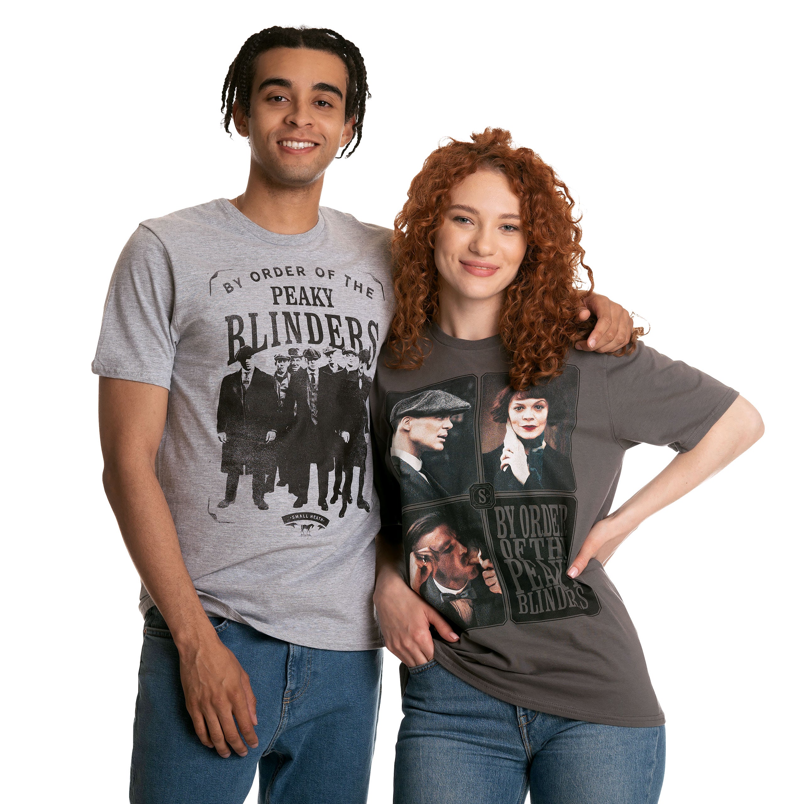 Zdjęcie produktu Peaky Blinders - By Order Group T-Shirt szary